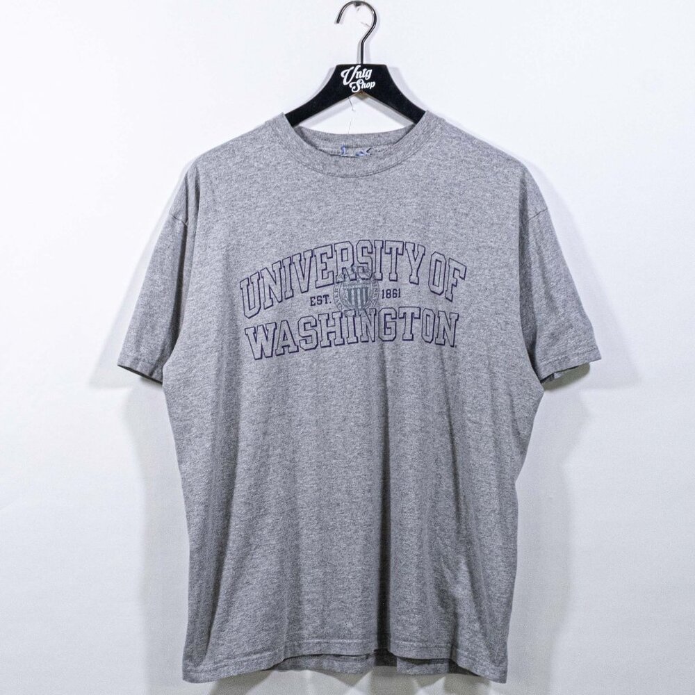 University of Washington Champion T-Shirt XL Y2K College Sports Retro